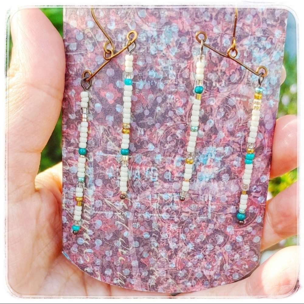 Boho-chic Beaded Earrings